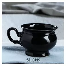 Чашка "Ромашка" 0,25 л, чёрная