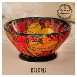 Чашка «Ягодка», полная запись, 13×13×6 см, хохлома