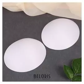 Чашки спортивные, размер L, цвет белый