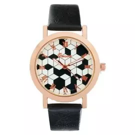 Часы наручные женские "Omsan-3" D=3.3 см, черные