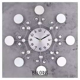 Часы настенные, серия: интерьер, "Вихрь" D=40см