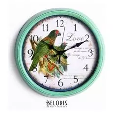 Часы настенные, серия: животный мир, "Кавалла", D=33 см