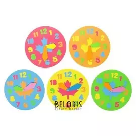 Часы обучающие "Мягик"