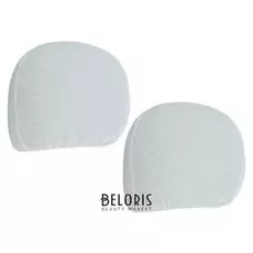 Чехлы на подголовник, белые, набор 2 шт.