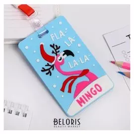 Чехол для бейджа «Фламинго»