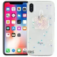 Чехол для iPhone X/XS Crystal Unicorn