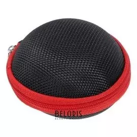 Чехол для наушников Krutoff, чёрно-красный