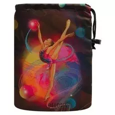 Чехол для скакалки 311-032, цвет чёрный/розовый