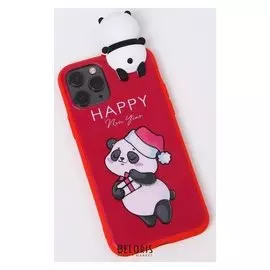 Чехол для телефона Iphone 11 Pro «Радостный панда», с персонажем, 7,14 х 14,4 см