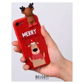 Чехол для телефона Iphone 7,8 «Счастливого рождества», с персонажем, 6,8 х 14,0 см