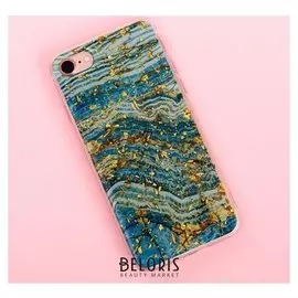 Чехол для телефона Iphone 7 с фольгированием Azure, 6.5 × 14 см