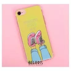 Чехол для телефона Iphone 7 с рельефным нанесением «Лёгкость бытия», 6.5 × 14 см