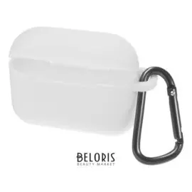 Чехол Hang Silicone Case с карабином для Airpods Pro, белый