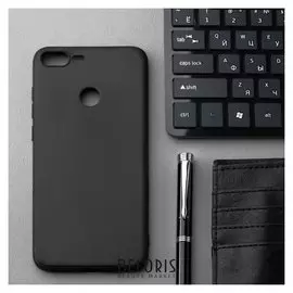 Чехол Innovation, для Huawei Honor 9 Lite, силиконовый, матовый, черный