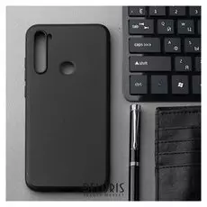 Чехол Innovation, для Xiaomi Redmi Note 8T, силиконовый, матовый, черный