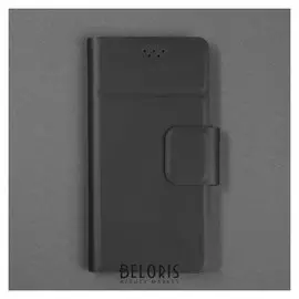 Чехол-книжка для телефона Maverick Slimcase, универсальный, размер 5-5.2", чёрный