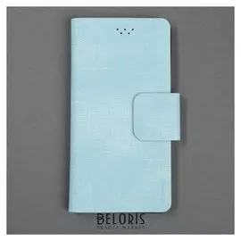 Чехол-книжка для телефона Maverick Slimcase, универсальный, размер 5-5.2", мятный