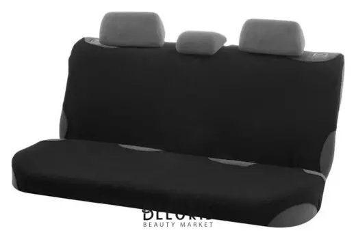 Чехол-майка на заднее сидение, хлопок, черный