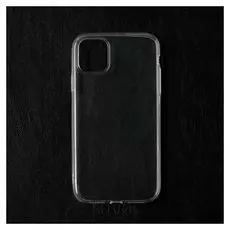 Чехол Qumann, для Iphone 11, силиконовый, прозрачный