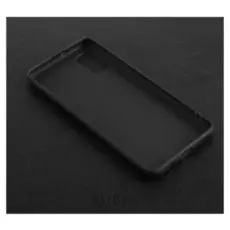 Чехол Qumann, для Samsung (A415) Galaxy A41, силиконовый, матовый, черный