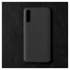 Чехол Qumann, для Samsung (A505) Galaxy A50/ A30s, силиконовый, матовый, черный