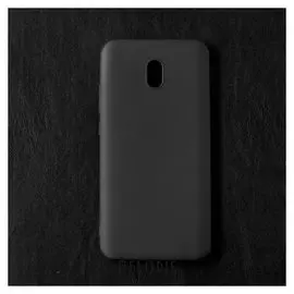Чехол Qumann, для Xiaomi Redmi 8A, силиконовый, матовый, черный