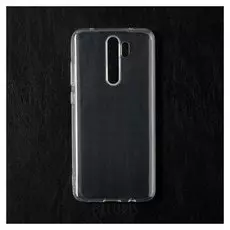 Чехол Qumann, для Xiaomi Redmi Note 8 Pro, силиконовый, прозрачный