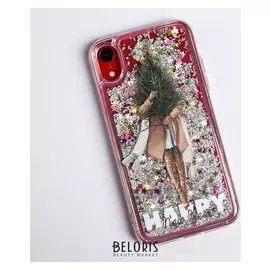 Чехол - шейкер для телефона Iphone XR «Елочка», 7,6 х 15,1 см