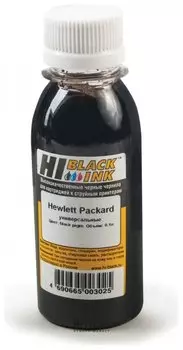 Чернила Hi-black для Hp универсальные, черные, 0,1 л, пигментные