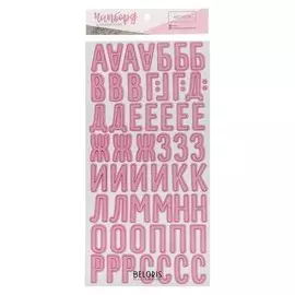 Чипборд‒алфавит на клеевой основе «Колыбельная на ночь», 14 × 27.5 см