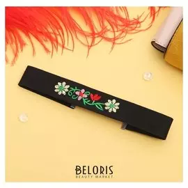 Чокер "Роуз" вышивка, цветы в букете, цветной