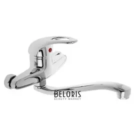 Cмеситель для кухни Accoona A5940, однорычажный, настенный, силумин, хром