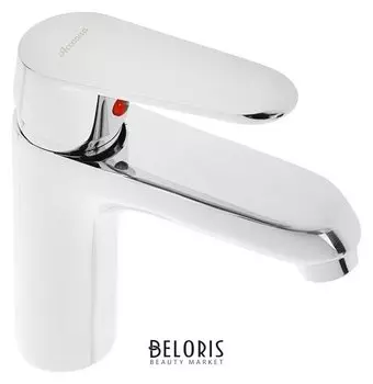 Cмеситель для раковины Accoona A9669, однорычажный, с гайкой, силумин, хром