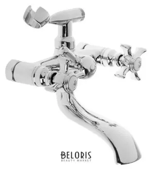 Cмеситель для ванны Accoona A6070, двухвентильный, латунь, хром