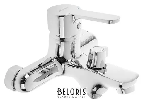 Cмеситель для ванны Accoona A6367, однорычажный, с боковым шаровым дивертором, силумин, хром