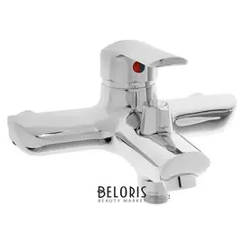 Cмеситель для ванны Accoona A6368, однорычажный, короткий излив, силумин, хром