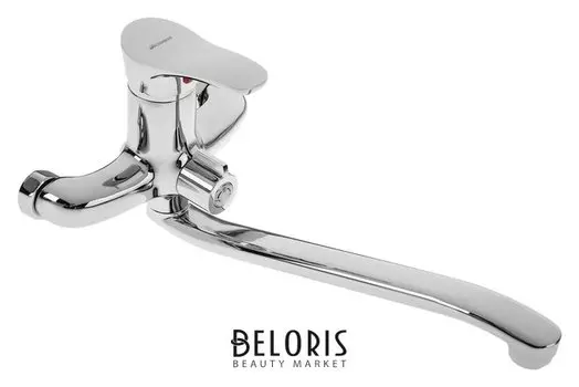 Cмеситель для ванны Accoona A7161, однорычажный, силумин, хром