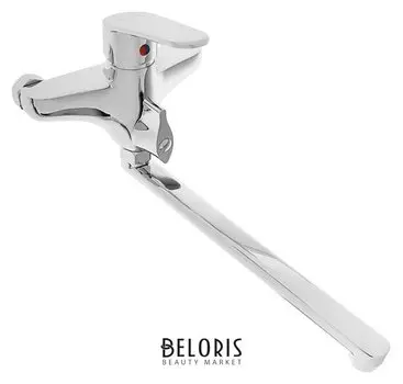 Cмеситель для ванны Accoona A7169, однорычажный, излив 300 мм, силумин, хром