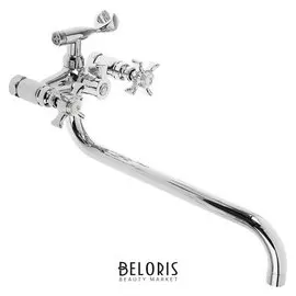 Cмеситель для ванны Accoona A7170, двухвентильный, латунь, хром