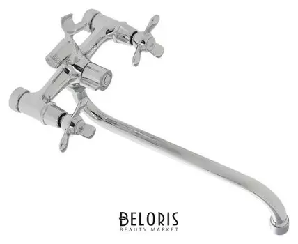 Cмеситель для ванны Accoona A7179, двухвентильный, с душевым набором, латунь, хром