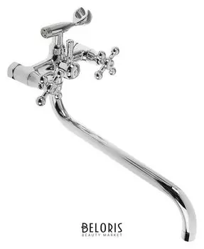 Cмеситель для ванны Accoona A7271, двухвентильный, латунь, хром