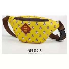 Cумка на пояс «Чип и дейл»‎, 25 X 6 X 13 см, отдел на молнии, без подклада, Disney