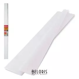 Цветная бумага белая крепированная