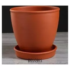 Цветочный горшок "Барбарис", коричневый, 2 л