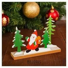 Декор «Дед мороз в лесу»