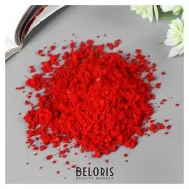 Декор для создания миниатюр (Деревья, газон) порошок "Красный" набор 30 гр