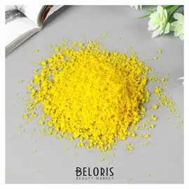 Декор для создания миниатюр (Деревья, газон) порошок "Жёлтый" набор 30 гр