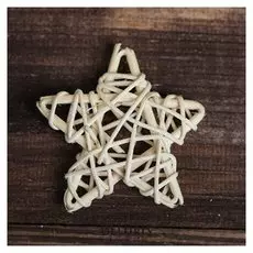 Декор для творчества из лозы «Звезда», цвет натуральный