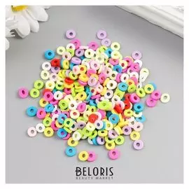 Декор для творчества пластик "Кружочки" 10 гр 0,5х0,5 см