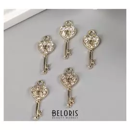 Декор для творчества стразы "Ключик" 2,3х1 см